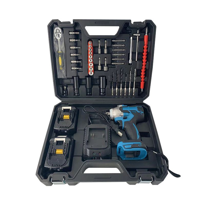 Dingwei 18 V 350n bürstenloser Lithium -Batterie -Radschlüssel Set Electric Nordloses Drehmoment Schlagschreiber